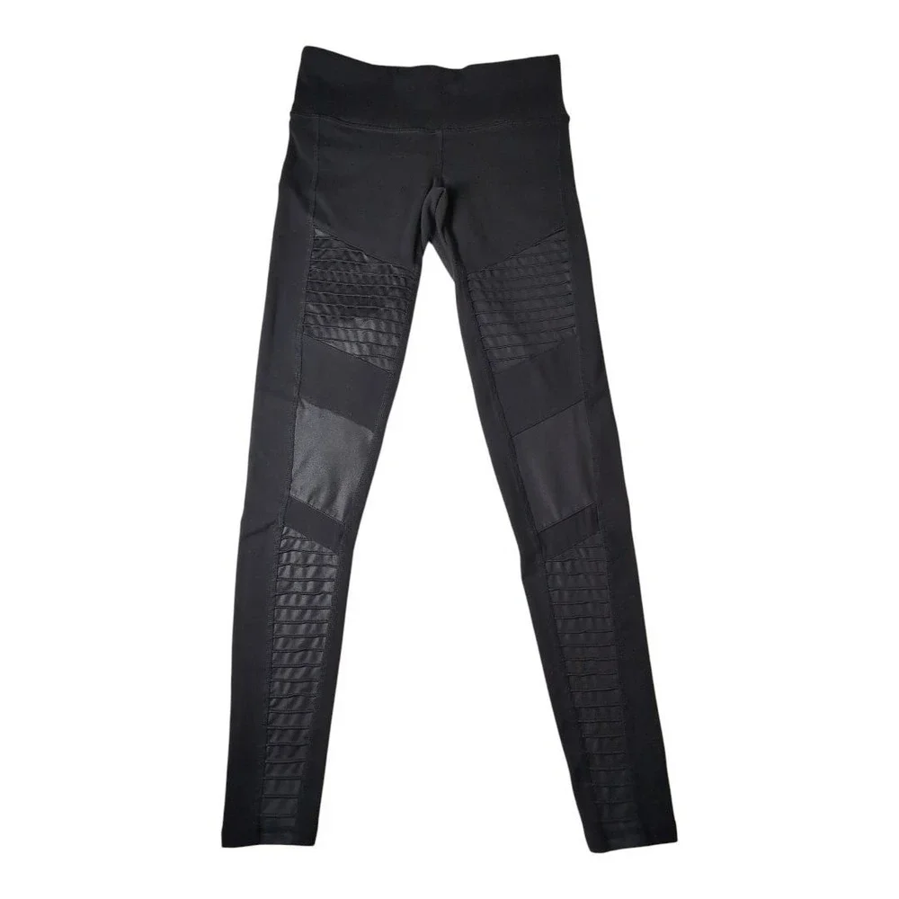 Alo‎ Moto Legging Womens Size XS Yoga Athleisure Black